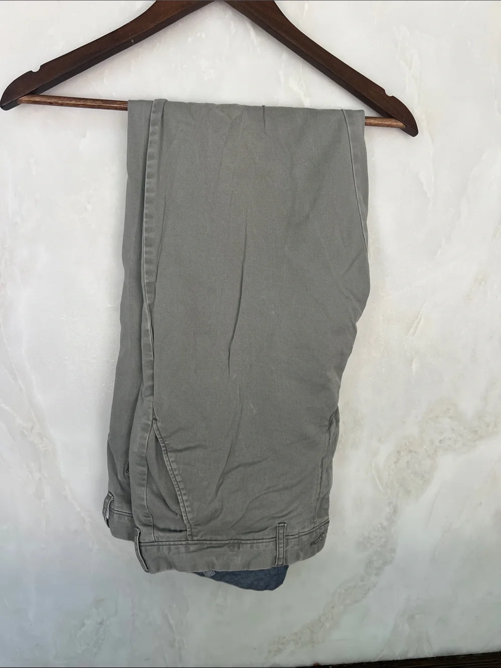J. Crew Men's Olive Gray Chinos